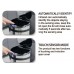 Відро для сміття сенсорне кругле Mix Premium Ellipse-TC0109 Chrome-Black 9 л (хром-чорне) (MI7083)