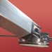 Бічна стінка для кабіни KR SR SW04-80x200-TR-01 прозоре скло Easy Clean 10 мм, хром (KR5389)