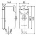 Термостат механічний накладний Kr KR.1351 (0...+90*C) (KP2776)