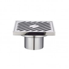Душевой трап KR FD10-100x100-180 (прямой отвод) (KR3413)