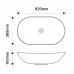 Раковина накладная MIXXUS PREMIUM WAVE-0105 MARBLE 620х360х160mm (MP6559) Раковина накладная MIXXUS PREMIUM WAVE-0105 MARBLE 620х360х160mm (MP6559)