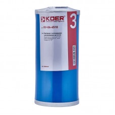 Картридж з активованим гранульованим вугіллям KR KV-04-4510 (4,5"x10") (KR5030) Картридж з активованим гранульованим вугіллям KR KV-04-4510 (4,5"x10") (KR5030)