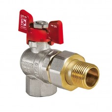 Кран з американкою 1" (Kr KR.228) кутовий (KR0149) Кран з американкою 1" (Kr KR.228) кутовий (KR0149)