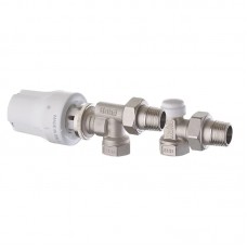 Комплект для під'єднання радіатора Rh R5170-050K — 1/2" осьовий (RO0120)