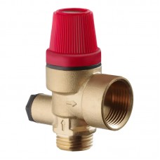 Клапан передохральний 1/2"х3/4" Kr KR.1262 (з вих. для під'єднання. манометра) (2.5 бара) (KR3110)