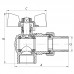 Кран з американкою 3/4" (Kr KR.228.W) кутовий білий (KR0100) Кран з американкою 3/4" (Kr KR.228.W) кутовий білий (KR0100)