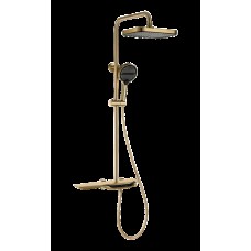 Душова колона з термостатичним змішувачем Mixxus Premium SPACE-009-J Brushed gold, 3 режими (MI6541) Душова колона з термостатичним змішувачем Mixxus Premium SPACE-009-J Brushed gold, 3 режими (MI6541)