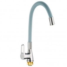 Смеситель для кухни Mix SOP4-045 Reflector Gray с серым силиконовым изливом (MI6489) Смеситель для кухни Mix SOP4-045 Reflector Gray с серым силиконовым изливом (MI6489)