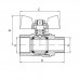 Кран кульовий KR KG.208 — 3/4" FM ГШБ (газ) (KR4964) Кран кульовий KR KG.208 — 3/4" FM ГШБ (газ) (KR4964)