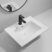 Раковина мебельная Mixxus Premium CUBIC-1501 610х460х170mm с отверстием под смеситель и переливом (MP6495)