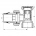Вентиль 1/2x1/2 "антипротечка" Kr KR.902-Gi (KR0174) Вентиль 1/2x1/2 "антипротечка" Kr KR.902-Gi (KR0174)
