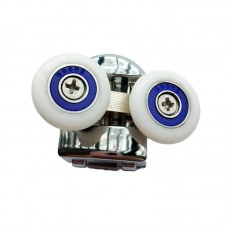 Ролики для душових кабін подвійні колеса Mix PREMIUM ROLLERS SCP01-1 CHROME верхні (23 mm для DIVERSE