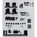 Двері в нішу Mix Premium DIVERSE SD01-100x185-TR Black прозоре скло 5 мм (MI6876)