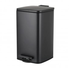 Відро для сміття з плавним закриванням квадратне Zer Kubix-TC0108 Black 8 л колір чорний (ZX5892) Відро для сміття з плавним закриванням квадратне Zer Kubix-TC0108 Black 8 л колір чорний (ZX5892)