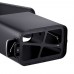 Мусорное ведро с плавным закрытием прямоугольное Mix Premium Quadro-TC0105 Black 5 л цвет черный (MI7061)