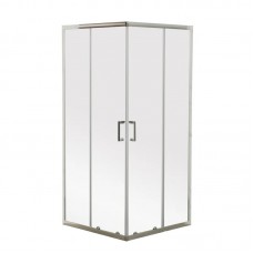 Душова кабіна без піддона Mix Premium DIVERSE SC02-90x90x195-TR Chrome прозоре скло 5 мм (MI6861)