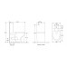 Унитаз-компакт Mixxus Premium Bevel-0401-T1 625x390x845mm, система смыва TORNADO 1.0 (MP6473)
