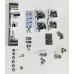 Двері в нішу Mix Premium DIVERSE SD01-140x185-TR Chrome прозоре скло 5 мм (MI6874)