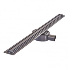 Душовий трап з нерж. сталі SUS304 Mix Drain-05-80-Slim Black (30x800 мм) (Чорний) (MI6171)