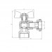 Кран кутовий з накидною гайкою KR KR.223 — 3/4" ГГБ (KR4774) Кран кутовий з накидною гайкою KR KR.223 — 3/4" ГГБ (KR4774)
