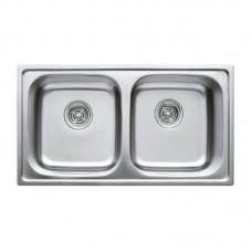 Мийка кухонна Hb 78x43 Double (Satin) (HB0569)