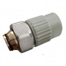 Муфта з євроконусом і накидною гайкою 20x3/4 PPR Kr K0240.PRO (KP2606) Муфта з євроконусом і накидною гайкою 20x3/4 PPR Kr K0240.PRO (KP2606)