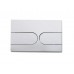 Панель змиву KR KT-0604-01 240x160x10mm пластикова, заокруглена кнопка (KR5323)