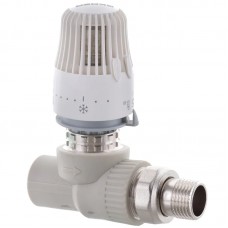 Кран термостатичний з термоголовкою прямий PPR 20x1/2 Kr K0155.PRO (KP0198)