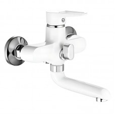 Смеситель для ванны Mix Elba 009 (EURO) WHITE (MI6586) Смеситель для ванны Mix Elba 009 (EURO) WHITE (MI6586)