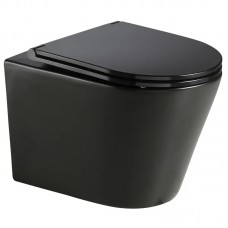 Підвісний унітаз Mixxus Premium BEVEL-0301-T3 BLACK 515х355х365 mm, система змиву TORNADO 3.0 (MP6595)