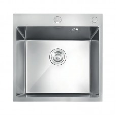 Мийка з неіржавкої сталі Mix MH5050 DECOR NANO-SILVER (3.0/0.8) колір неіржавка (MI7040)