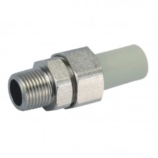 Розбірне нарізне з'єднання НР 25x3/4M PPR Kr K0238.PRO (KP2603) Розбірне нарізне з'єднання НР 25x3/4M PPR Kr K0238.PRO (KP2603)