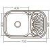 Мийка кухонна Zer Z7549-08-180D (decor) (ZX1607) Мийка кухонна Zer Z7549-08-180D (decor) (ZX1607)