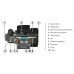 Насосна станція KR Auto JS-600 Н=40М, Q = 2,7 кбМ, P = 600 Вт, 1"x1" (з п'ятником) (KP2898)