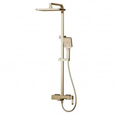 Душова колона зі змішувачем HB KANT 009-J BRUSHED GOLD (HB9606) Душова колона зі змішувачем HB KANT 009-J BRUSHED GOLD (HB9606)