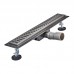 Душовий трап із неіржавкої сталі SUS304 KR FD35-70x500-Graphite (Квіт графіт) (AC0657)