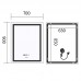 Дзеркало Mix Premium FLASH MR21-70x90 з Led Touch, Anti-fog, димером, регулятором яскравості, годинником (MP6618) Дзеркало Mix Premium FLASH MR21-70x90 з Led Touch, Anti-fog, димером, регулятором яскравості, годинником (MP6618)