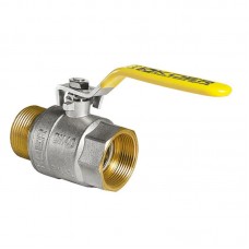 Кран шаровой Kr KR.215.G - 1 1/4" FM ГШВ YELLOW, ручка "рычаг" желтая (KR0125) Кран шаровой Kr KR.215.G - 1 1/4" FM ГШВ YELLOW, ручка "рычаг" желтая (KR0125)
