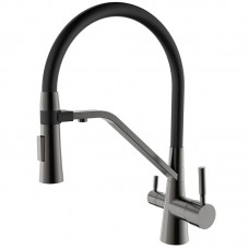Змішувач для кухні Mix Premium Magnet 021 GRAPHITE REFL.BLACK (MI6975)