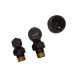 Комплект для під'єднання радіатора KR SET-24.Black — 1/2" кутовий з термоголовкою (KR5283)