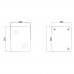 Зеркало настенное Zer PRIME MRZ07-60x85-Reverse прямоугольное с закругленными углами (ZX5637)