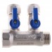Колектор із кульовими кранами та фітингом Kr KR.1125-2 3/4"x2 ways (KR2835)