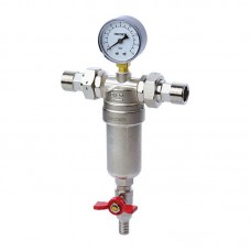 Фільтр самоочисний з манометром 1/2" Kr KR.1250 (KR2656) Фільтр самоочисний з манометром 1/2" Kr KR.1250 (KR2656)
