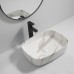 Раковина накладна Mixxus Premium BEVEL-0102 MARBLE 495х370х135mm (MP6519)