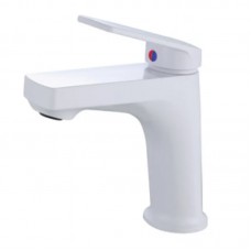 Змішувач для умивальника PL Lucas-001 SET White з підведенням (PM0706)