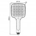 Лійка для душу KR KP-0402-03 (3 функції) (KR4987) Лійка для душу KR KP-0402-03 (3 функції) (KR4987)