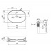 Раковина накладна Mixxus Premium ELLIPSE-0204 600х380х115mm з отвором під змішувач (MP6679) Раковина накладна Mixxus Premium ELLIPSE-0204 600х380х115mm з отвором під змішувач (MP6679)