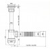 Сифон для раковины Zer SU-03-А с ревизией (Цвет белый) 1 1/4'' (ZX5083)