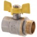 Кран кульовий FERRO PL 3/4" ГШБ газ art. 607 (латунна куля) (FE0561)
