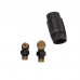 Комплект для під'єднання радіатора KR SET-24.Black — 1/2" кутовий з термоголовкою (KR5283)